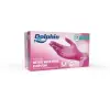 Pembe Nitril Eldiven, Pudrasız, M, 100lü Paket