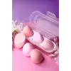Pembe Standlı Makyaj Süngeri Seti, 3lü