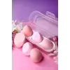 Pembe Standlı Makyaj Süngeri Seti, 3lü