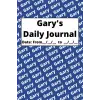 Personalized Daily Journal - Gary: Blue cover