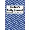 Personalized Daily Journal - Jordan: Blue cover