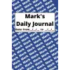 Personalized Daily Journal - Mark: Blue cover