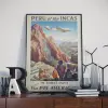 Peru Vintage Sanatsal Poster 60x90cm.