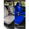 Peugeot Tepee ile uyumlu lacivert oto koltuk kılıfı