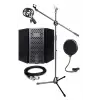 PF-30X Mikrofon Standı Yalıtım Paneli Xlr Kablo Pop Filter