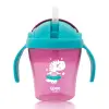 Pipetli Bardak 200 ml, Pembe