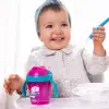 Pipetli Bardak 200 ml, Pembe