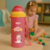 Pipetli Bardak 300 ml - PEMBE