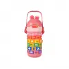 Pipetli Çelik Matara Pembe 430 ml