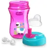 Pipetli Eğitim Bardağı (Pembe/Mor)