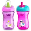 Pipetli Eğitim Bardağı (Pembe/Mor)