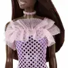 Pırıltılı Barbie - Pembe Pullu Elbise Siyahi