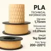 Pla+ Filament 1.75mm 1 Kg - Bej