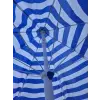 PLAJ ŞEMSİYESİ MAVİ-BEYAZ 200 CM 8 TELLİ