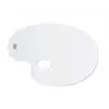 Plastik Beyaz Oval Palet 20x30cm