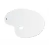 Plastik Beyaz Oval Palet 28x40cm