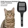 Plastik kedi kumu küreği