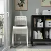 Plastik sandalye, beyaz