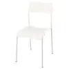 Plastik sandalye, beyaz