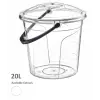 Plastik Şeffaf Kova 20 L E322