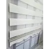 Pliseli Stor Zebra Perde, Sert Plastik Kasalı, 170x200, Ekru