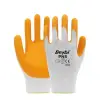 Pn5 Sarı No10 Polyester Astarlı Nitril İş Eldiveni 12 Çift
