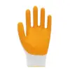 Pn5 Sarı No10 Polyester Astarlı Nitril İş Eldiveni 12 Çift