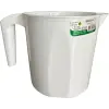Polytime Plastik Beyaz Ölçekli Maşrapa, 1.5 L