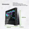 Ponos Ultra MS4 E-Atx Orta Kule PC Kasası, Beyaz, 0R20B00228, Açılan Temperli Cam Panel, Mesh Ön Panel ve 4 Argb Fan