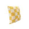 Pop Plaid Dokuma Yastık Sarı 45x45cm
