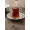 Porselen Dantel Çay Tabağı, 6lı, 51572
