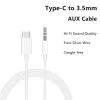 Powermaster Type-C TO 3.5 MM AUX Kablo * JH-030