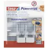 Powerstrips Şeffaf Askı, Beyaz