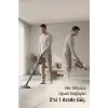 Pratic S P1200 Torbasız Dikey Süpürge - Antrasit