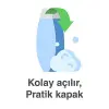 Pratik Kapaklı Duş 500 ml 3 Adet (Cool Men)
