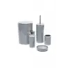 Prima Nova, Primanova Lenox 5li Banyo Aksesuar Set - Gri, EVİDEA7028