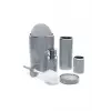 Prima Nova, Primanova Lenox 5li Banyo Aksesuar Set - Gri, EVİDEA7028