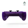 Pro 2 Bluetooth Controller with Hall Effect Joysticks; 2 Pro Back Paddle Buttons, Wireless Gaming Controller for Switch/Switch 2, PC, Android, and Steam Deck & Apple(Transparent Purple Edition)