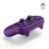 Pro 2 Bluetooth Controller with Hall Effect Joysticks; 2 Pro Back Paddle Buttons, Wireless Gaming Controller for Switch/Switch 2, PC, Android, and Steam Deck & Apple(Transparent Purple Edition)