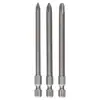 Pro 3 parça.-Set ekstra sert tornavida ucu Phillips vidalar-(Uzunluk: 89 mm)