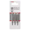 Professional Accessories Vidalama Ucu, Gri, 3 Adet