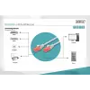 Professional Cat6 U-Utp Patch Kablo, 5 M