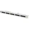 Professional DN-91411 24 Port 1U Rack Mount Patch Panel