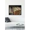 (pster10899) Eski Kitap Çerçeveli Tablo (21x30cm)