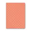 Puantiyeli Mini Defter Çizgili Mercan 14x20 cm