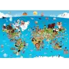 Puzzle - Karikatür Dünya Haritası / 260 Parça Puzzle, #3338
