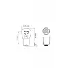 PY21W Pure Light 12v 21watt AMBER