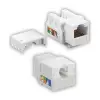 Q-J90K CAT6 90 derece Keystone Jack