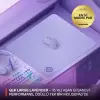QcK Large Gaming Oyuncu Mouse Pad - Lila