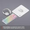 QcK Medium Gaming Mousepad, Beyaz